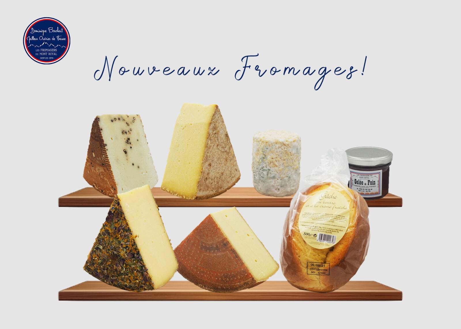 Nouveaux fromages et produits sur notre boutique en ligne