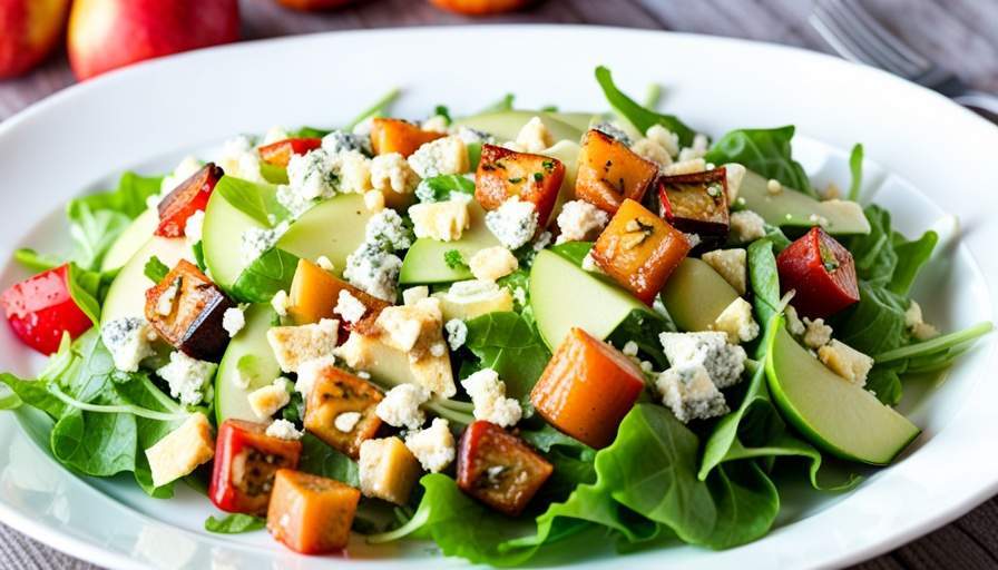 Recette : Salade de pommes et Fourme d’Ambert